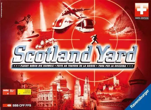 Scotland Yard Swiss Edition (DE/FR/IT) - Ravensburger - Board Games