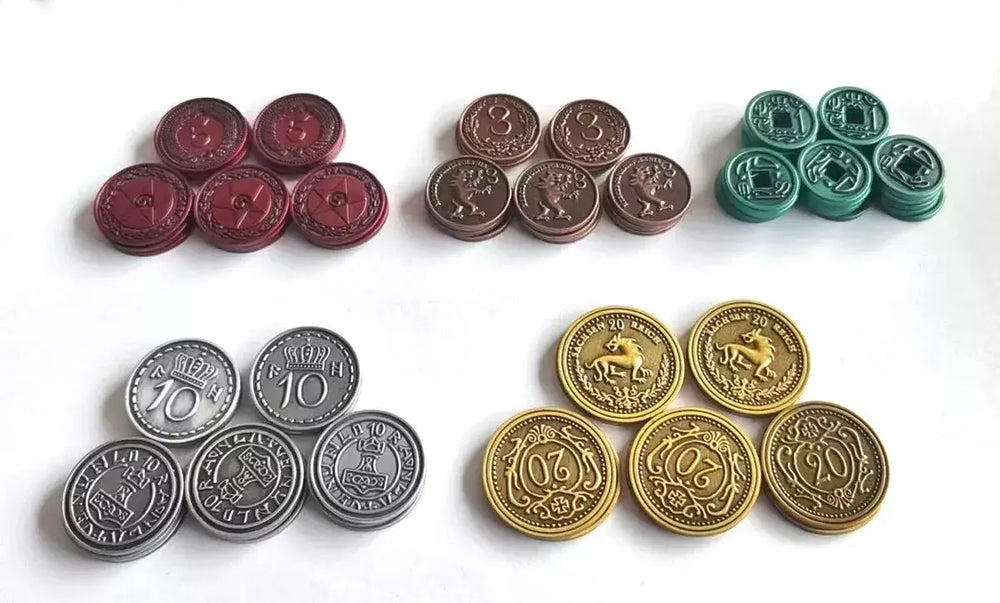 Scythe & Expeditions: Metal Coins - Stonemaier Games - Accessories