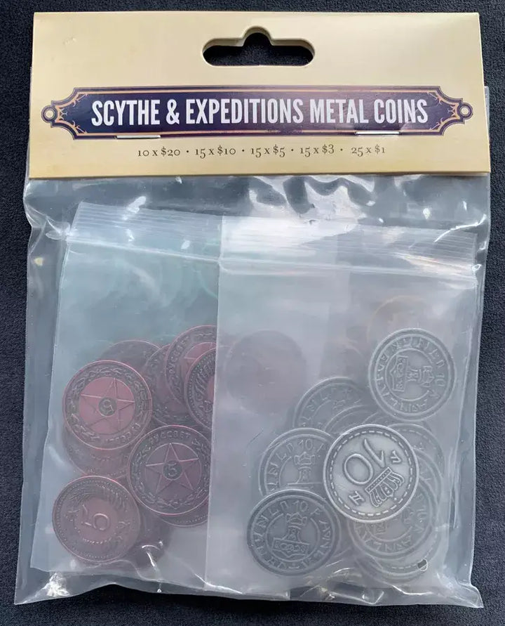 Scythe & Expeditions: Metal Coins - Stonemaier Games - Accessories