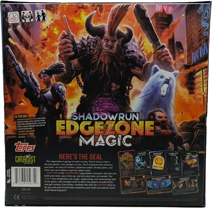 Shadowrun Edge Zone DBG: Magic Deck (EN) - Catalyst Game Labs - Board Games