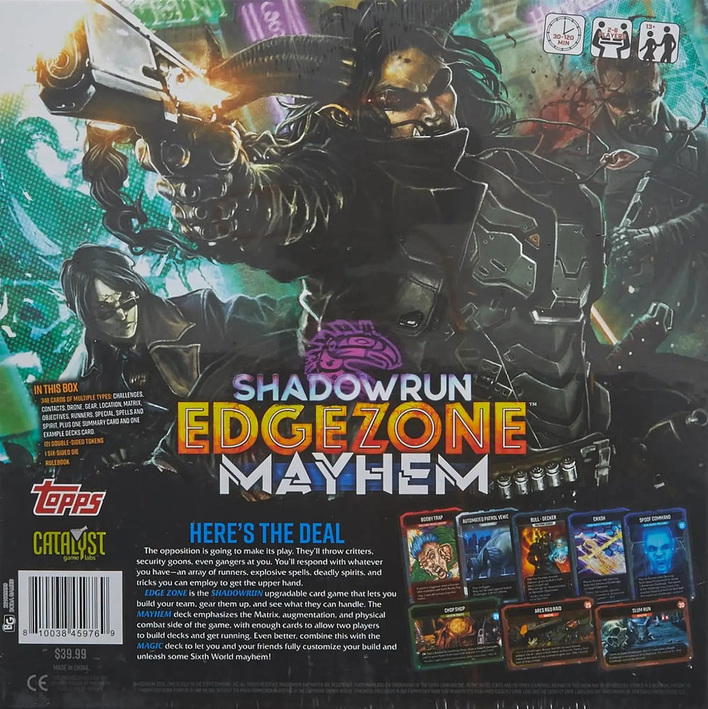 Shadowrun Edge Zone DBG: Mayhem Deck (EN) - Catalyst Game Labs - Board Games