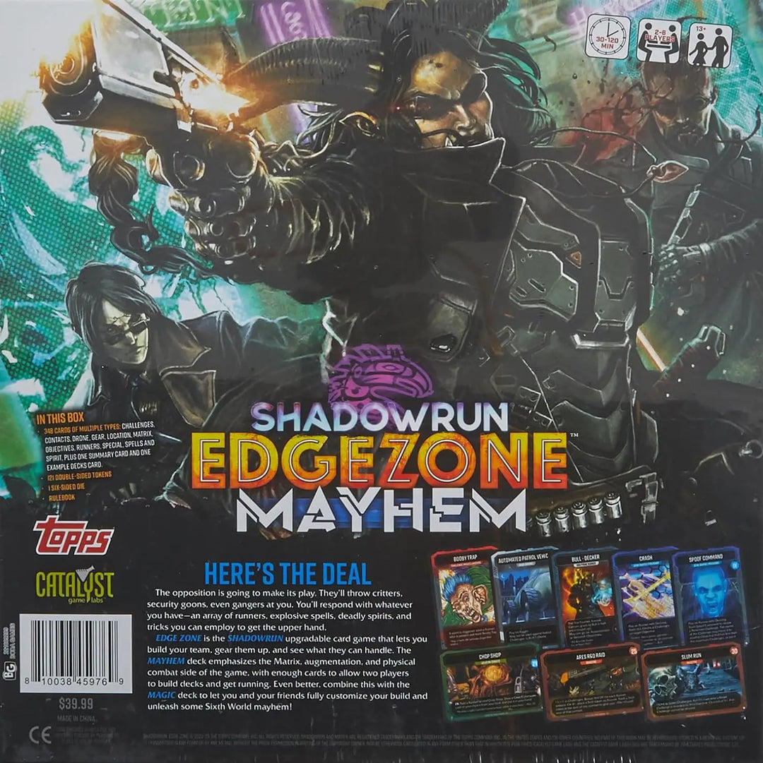 Shadowrun Edge Zone DBG: Mayhem Deck (EN) - Catalyst Game Labs - Board Games