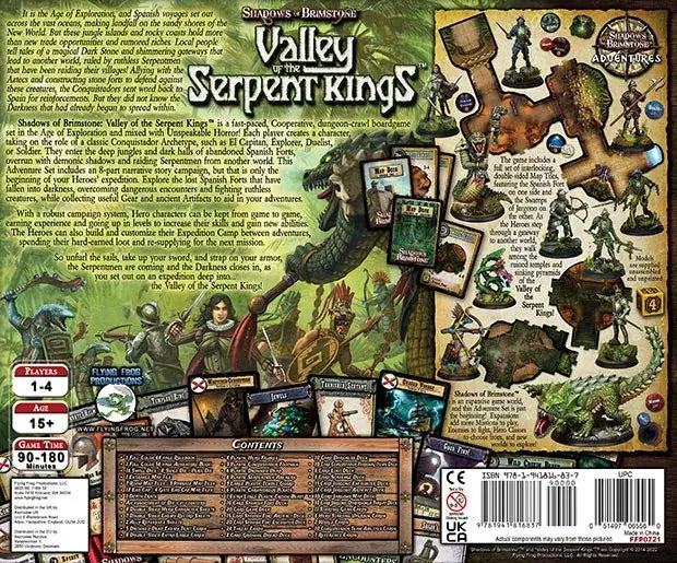 Shadows of Brimstone: Adventures - Valley of the Serpent Kings (EN) - Flying Frog Productions - Board Games