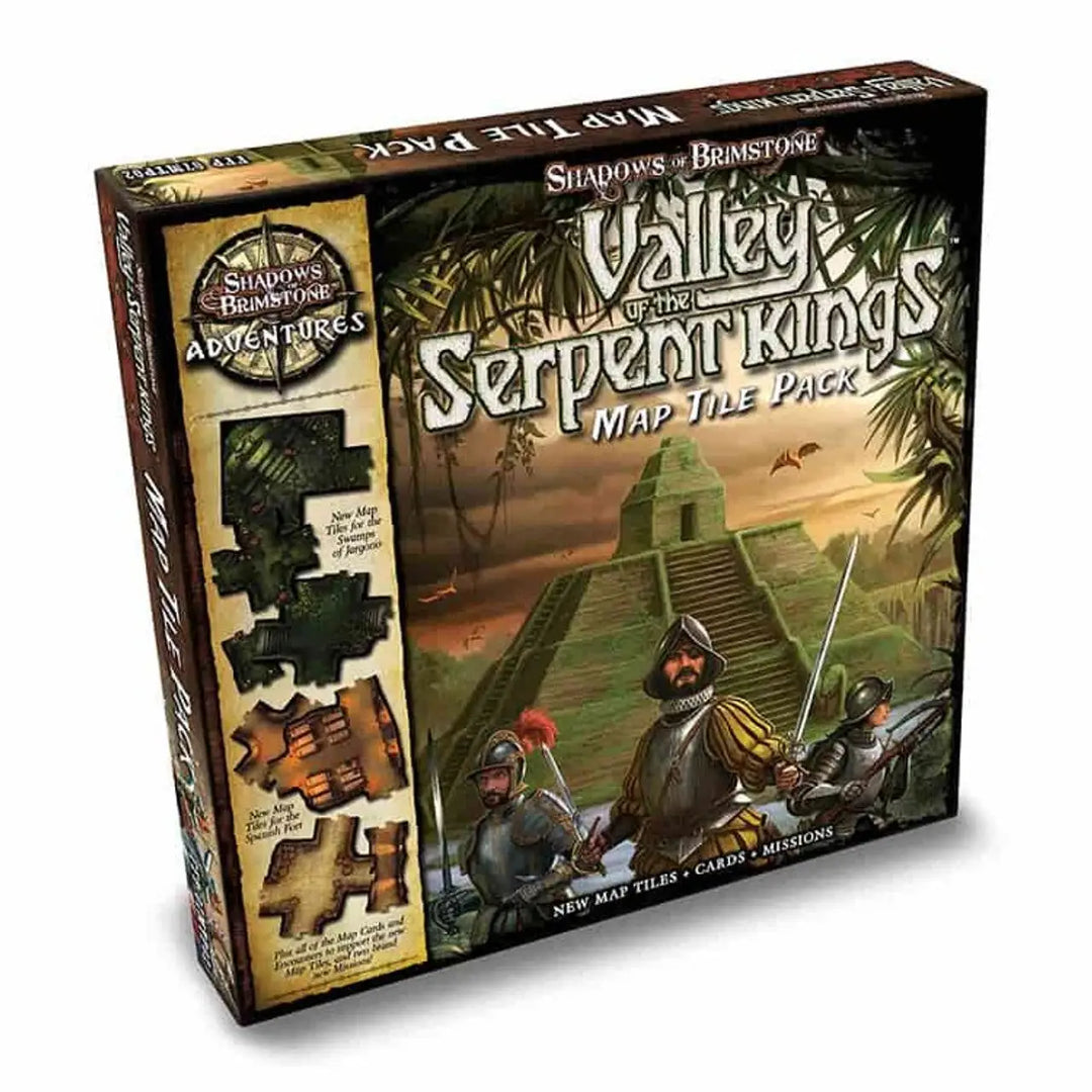 Shadows of Brimstone: Adventures - Valley of the Serpent Kings - Map Pack (EN) - Flying Frog Productions - Board Games