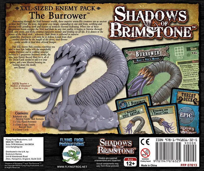 Shadows of Brimstone: Burrower (EN) - Flying Frog Productions - Board Games