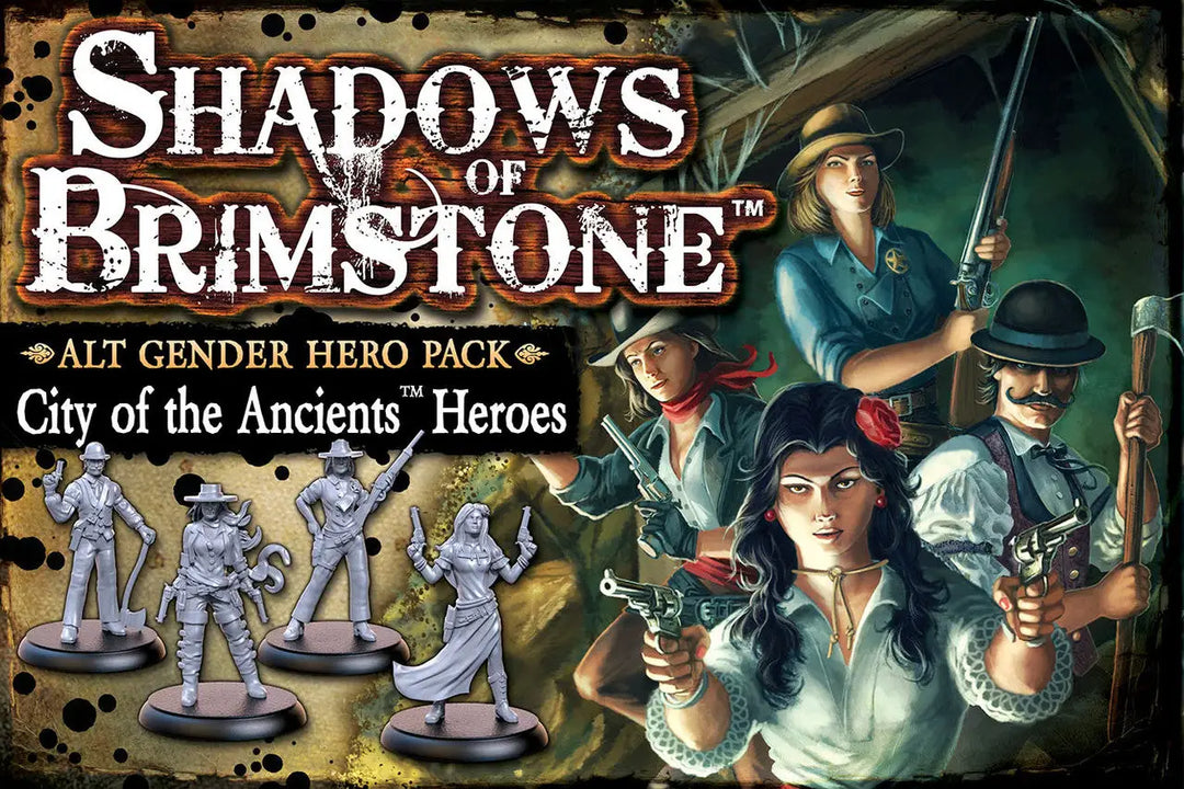 Shadows of Brimstone: City of the Ancients - Alt Gender Hero Pack (EN) - Flying Frog Productions - Board Games