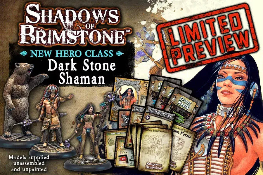 Shadows of Brimstone: Dark Stone Shaman (EN) - Flying Frog Productions - Board Games