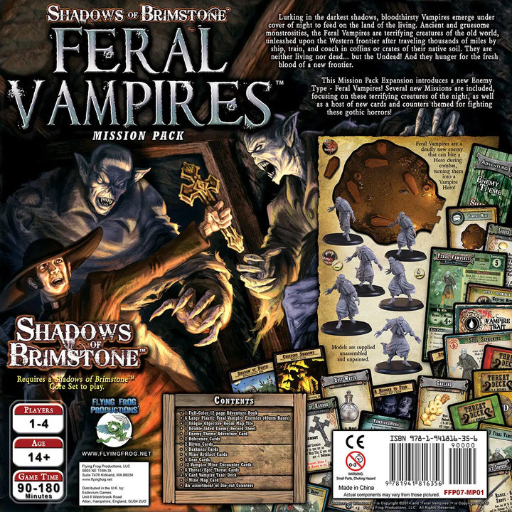 Shadows of Brimstone: Feral Vampires (EN) - Flying Frog Productions - Board Games