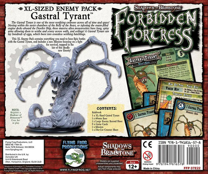 Shadows of Brimstone: Forbidden Fortress - Gastral Tyrant (EN) - Flying Frog Productions - Board Games