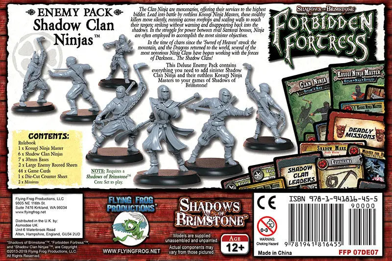 Shadows of Brimstone: Forbidden Fortress - Shadow Clan Ninja (EN) - Flying Frog Productions - Board Games