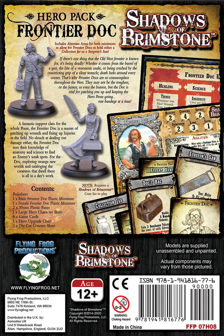 Shadows of Brimstone: Frontier Doc (EN) - Flying Frog Productions - Board Games