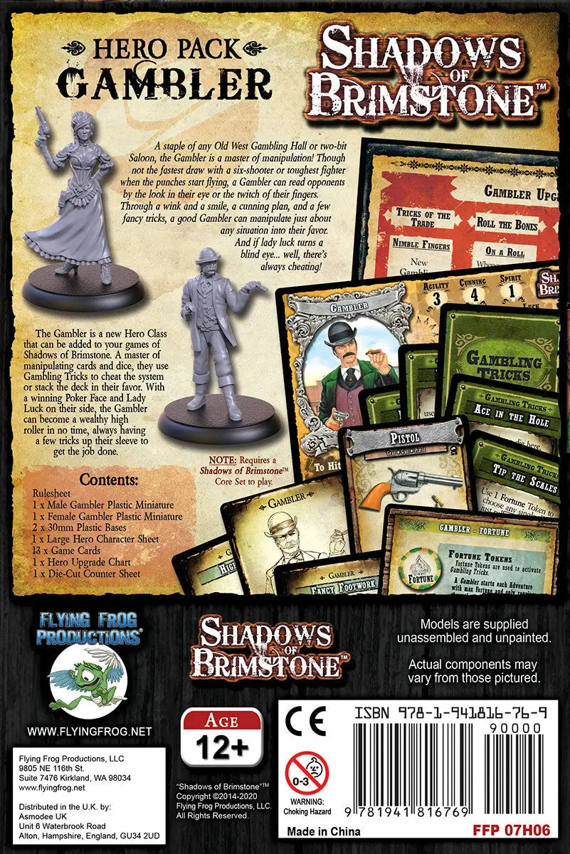 Shadows of Brimstone: Gambler (EN) - Flying Frog Productions - Board Games