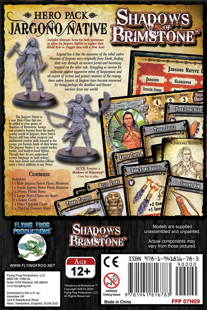 Shadows of Brimstone: Jargono Native (EN) - Flying Frog Productions - Board Games