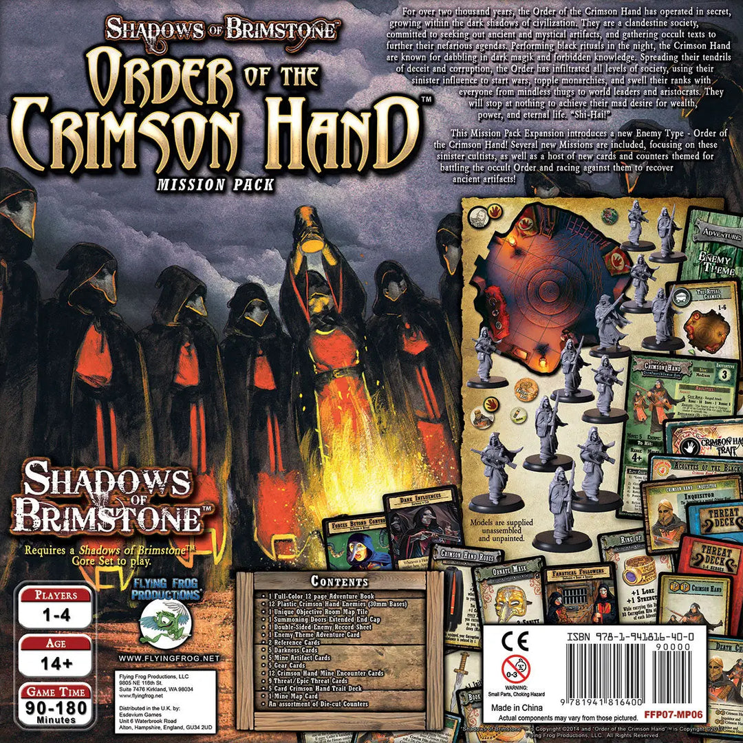 Shadows of Brimstone: Order of the Crimson Hand (EN) - Flying Frog Productions - Board Games