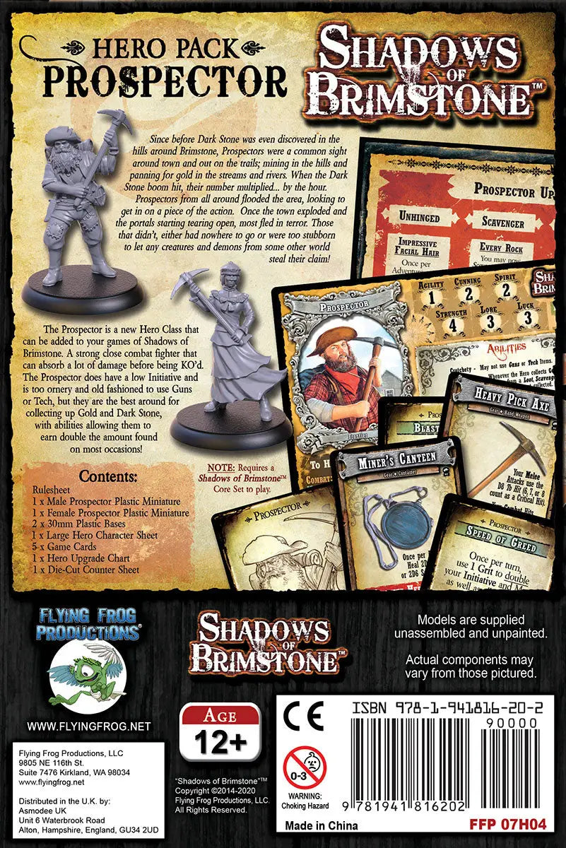 Shadows of Brimstone: Prospector (EN) - Flying Frog Productions - Board Games