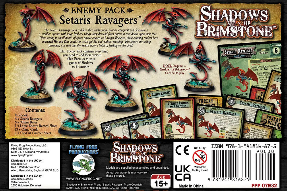 Shadows of Brimstone: Setaris Ravagers (EN) - Flying Frog Productions - Board Games