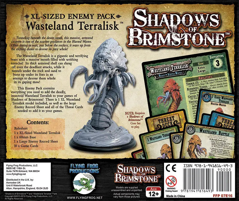 Shadows of Brimstone: Wasteland Terralisk (EN) - Flying Frog Productions - Board Games