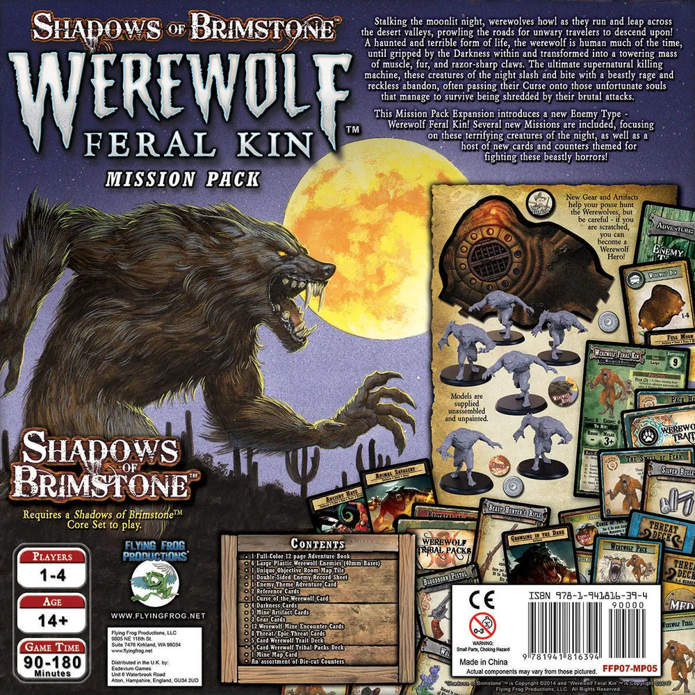 Shadows of Brimstone: Werewolf Feral Kin (EN) - Flying Frog Productions - Board Games