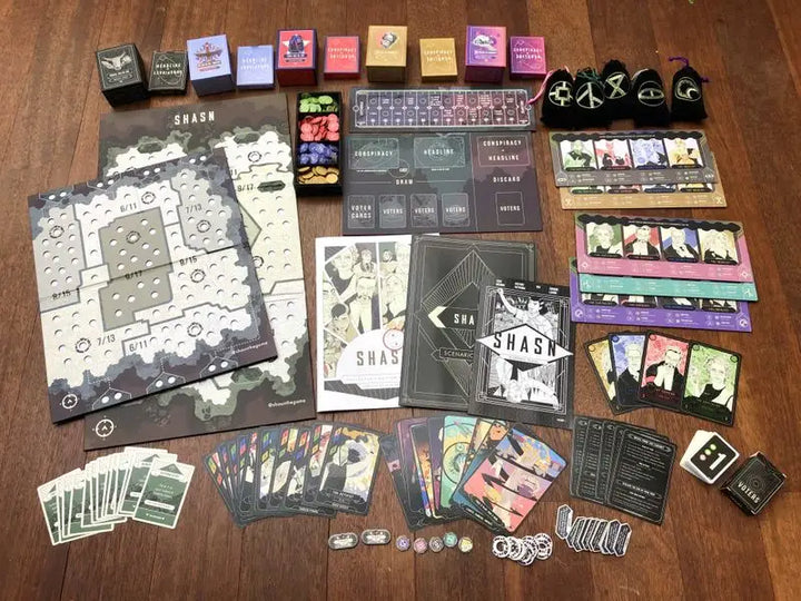 Shasn Kickstarter Presidential Edition (EN) - Memesys Culture Lab - Board Games