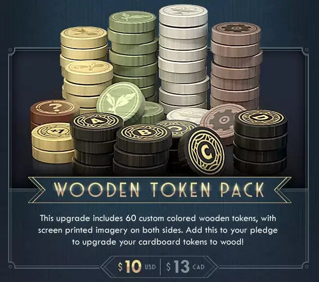 Skyrise: Kickstarter Wooden Token Pack - Roxley Games - Accessories