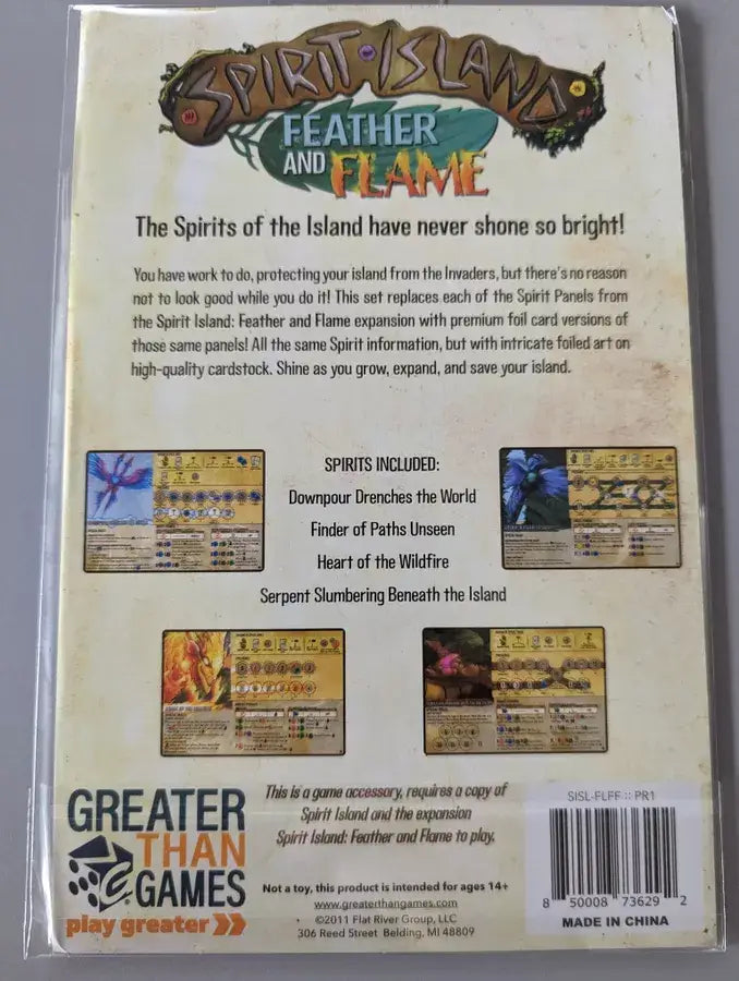 Spirit Island: Feather & Flame - Foil Panels (EN) - Fabled Nexus Games - Board Games