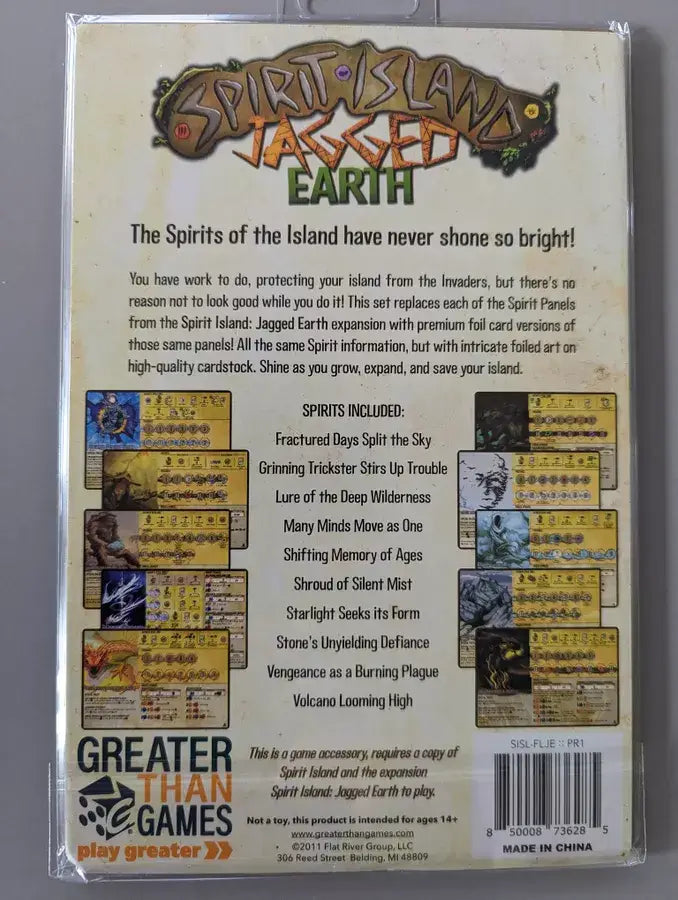 Spirit Island: Jagged Earth - Foil Panels (EN) - Fabled Nexus Games - Board Games