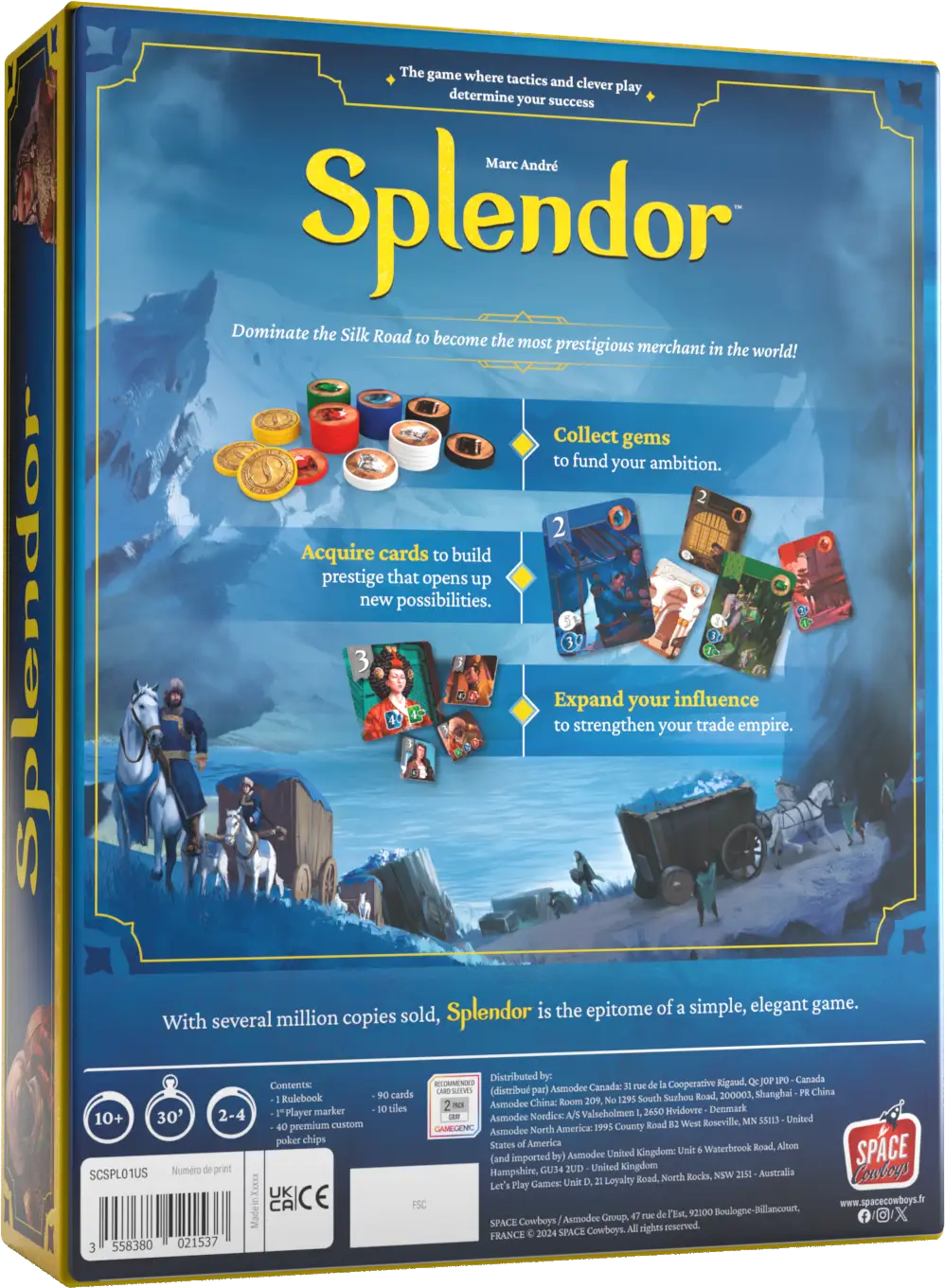 Splendor (EN) - Space Cowboys - Board Games