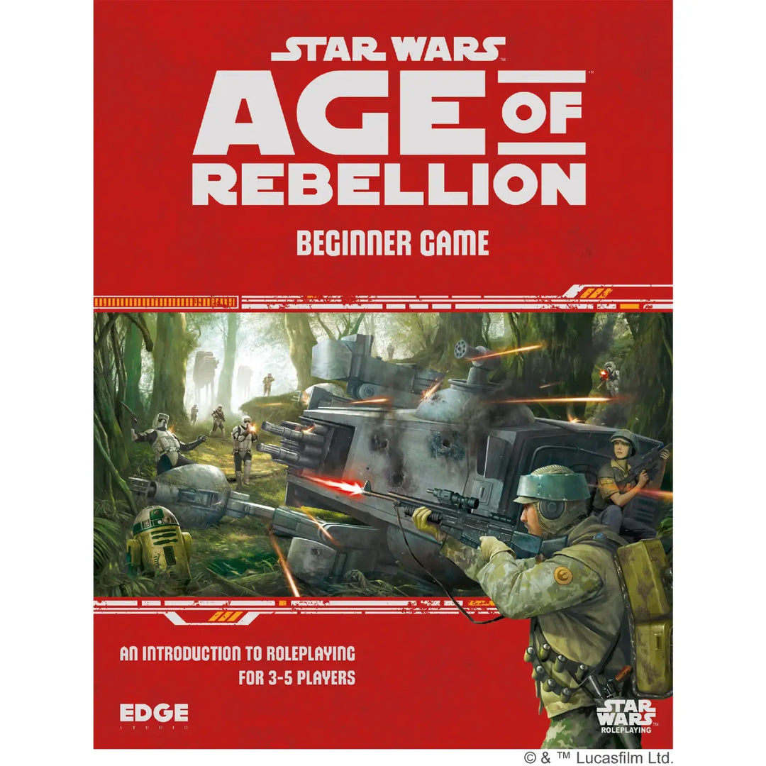 Star Wars RPG: Age of Rebellion - Beginner Game (EN) - Edge Studios - Roleplaying Games