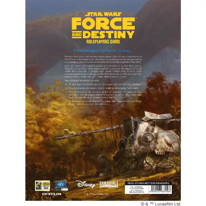 Star Wars RPG: Force and Destiny - Chronicles of the Gatekeeper (EN) - Edge Studios - Roleplaying Games