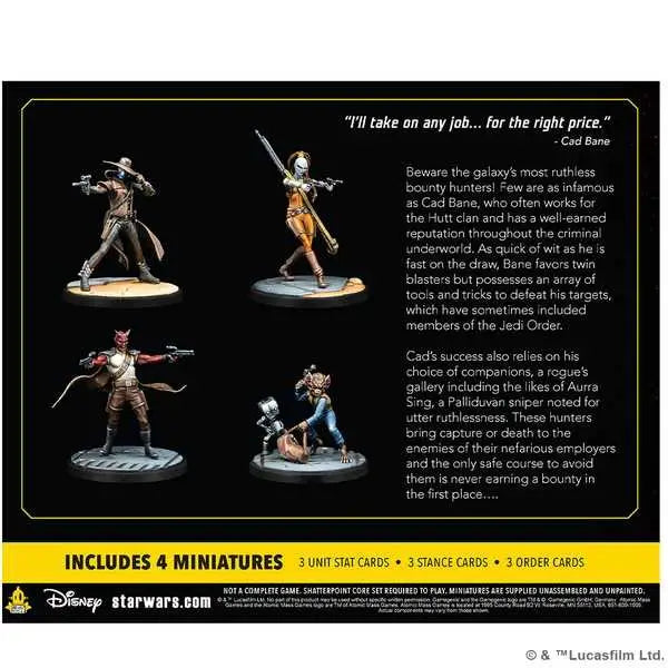 Star Wars: Shatterpoint - Cad Bane Squad (EN/DE/FR/SP) - Atomic Mass Games - Miniature Games