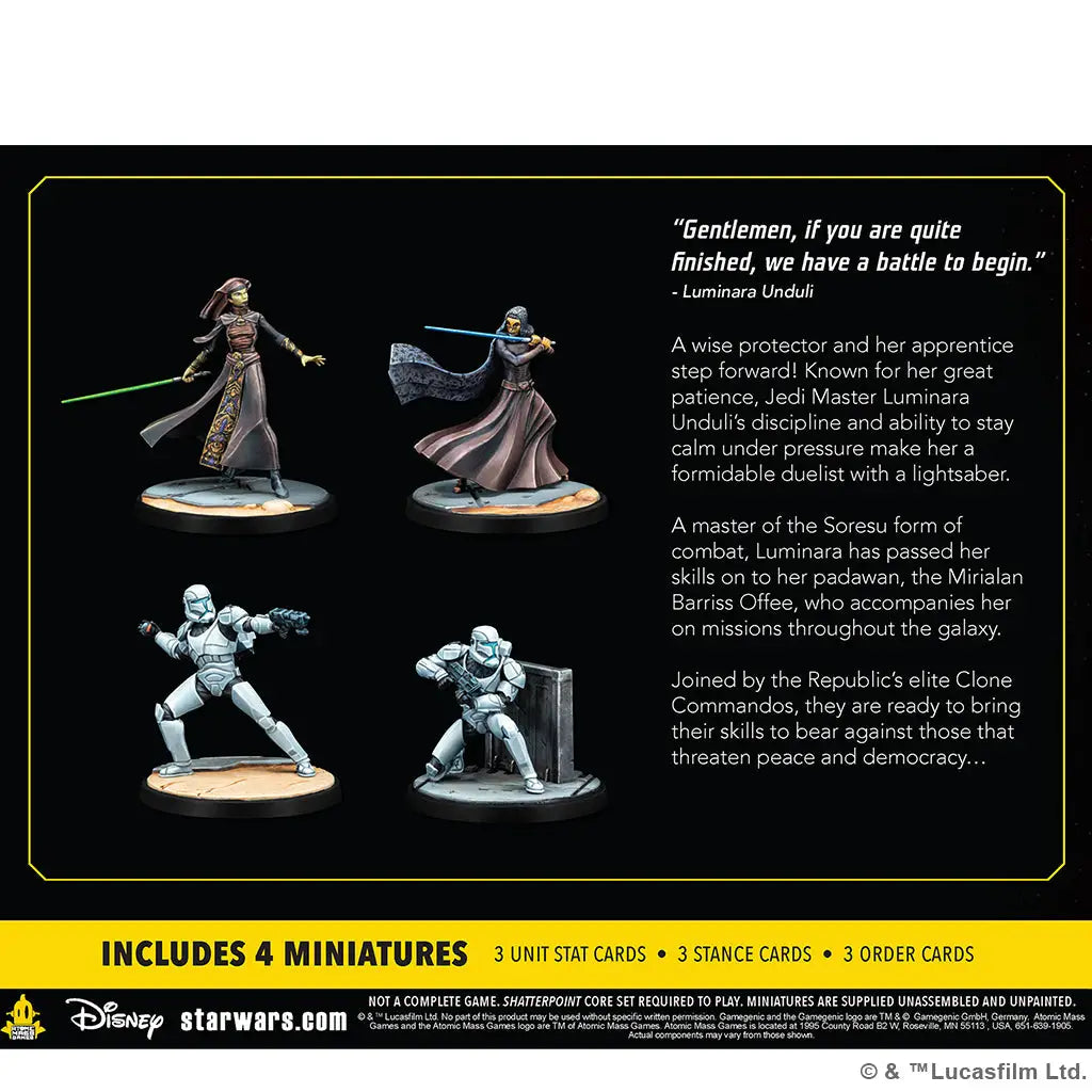 Star Wars: Shatterpoint - General Luminara Squad (EN/DE/FR/SP) - Atomic Mass Games - Miniature Games