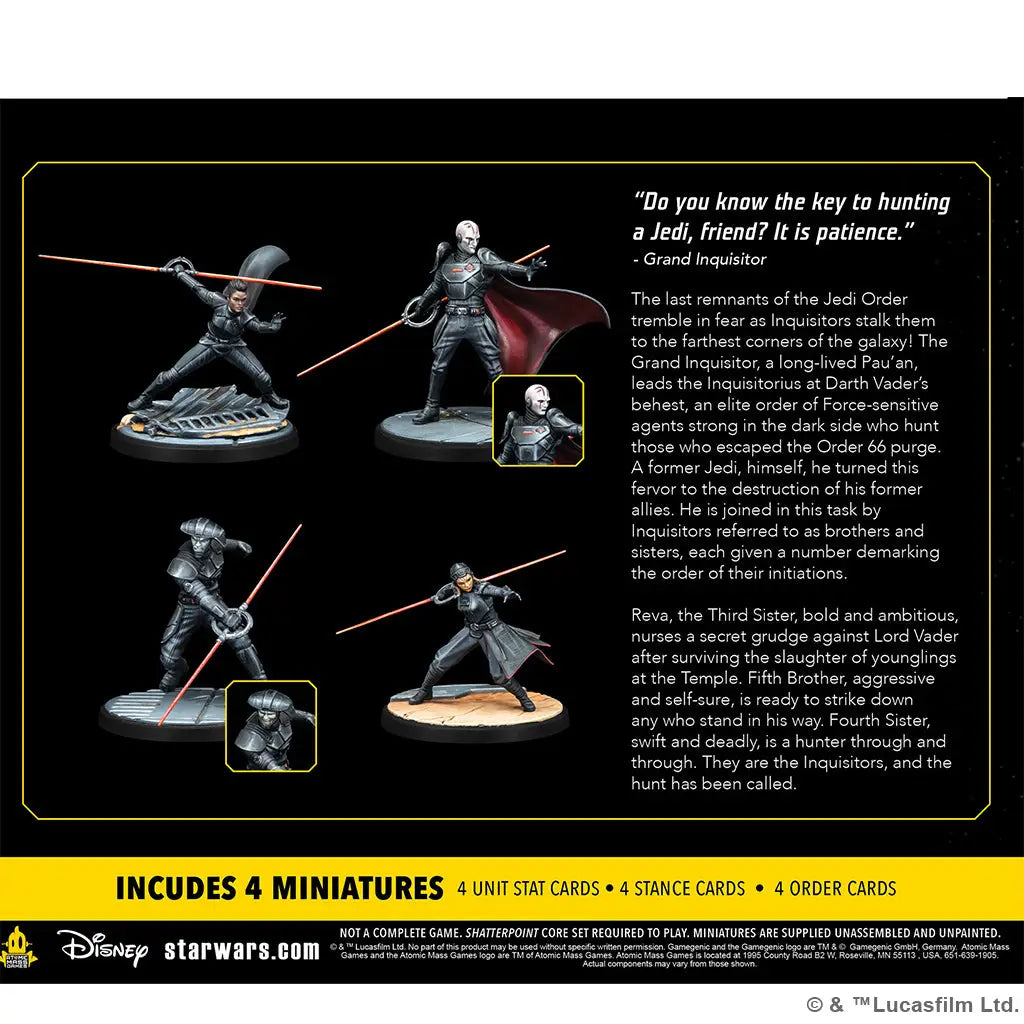 Star Wars: Shatterpoint - Grand Inquisitor Squad (EN/DE/FR/SP) - Atomic Mass Games - Miniature Games