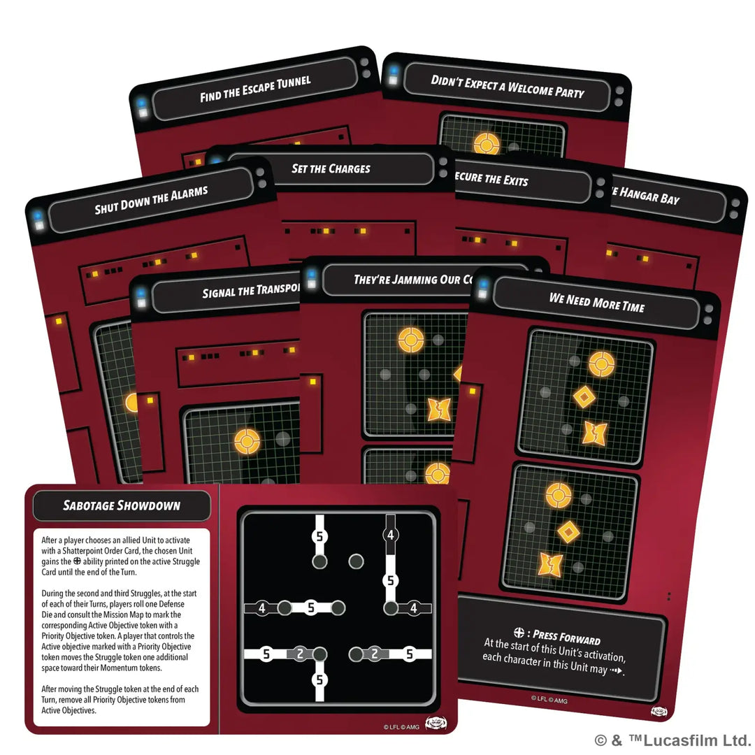 Star Wars: Shatterpoint - Sabotage Showdown - Mission (EN/DE/FR/SP) - Atomic Mass Games - Miniature Games