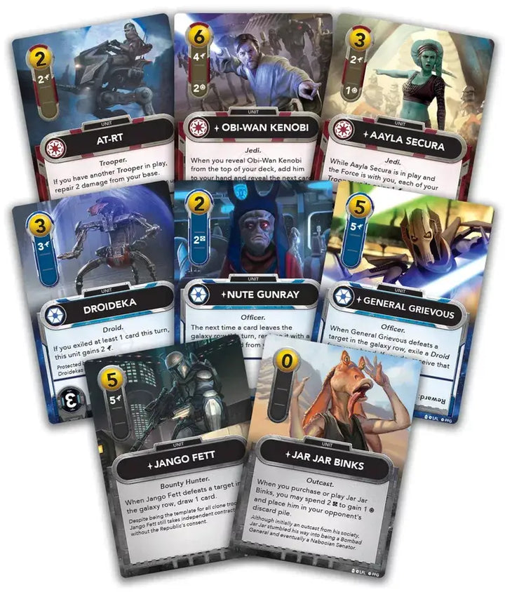 Star Wars: The Deckbuilding Game - The Clone Wars (EN) - Fantasy Flight Games - Board Game