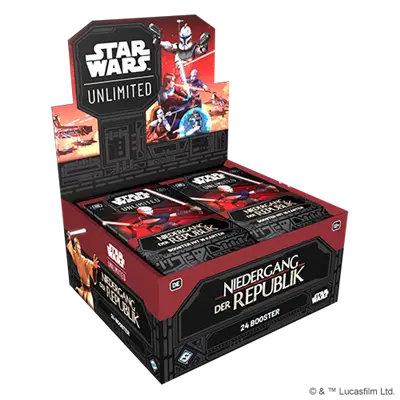 Star Wars: Unlimited - Niedergang der Republik - Display (24 Booster) (DE) - Fantasy Flight Games - Card Games