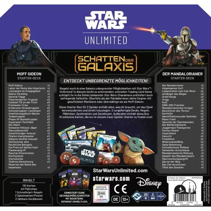 Star Wars: Unlimited - Schatten der Galaxis - Zwei Spieler Starter Set (DE) - Fantasy Flight Games - Card Games