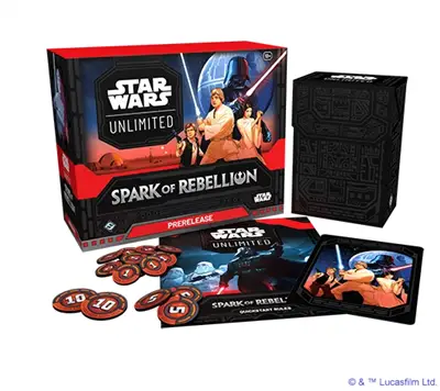 Star Wars: Unlimited - Spark of Rebellion - Prerelease Box (EN) - Fantasy Flight Games - Card Games