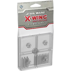 Star Wars X-Wing: Bases and Pegs (Clear) - Fantasy Flight Games - Accessories