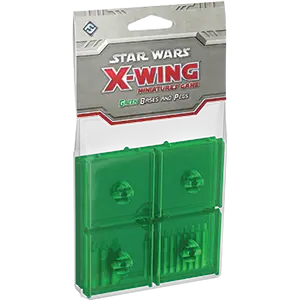 Star Wars X-Wing: Bases and Pegs (Green) - Fantasy Flight Games - Accessories