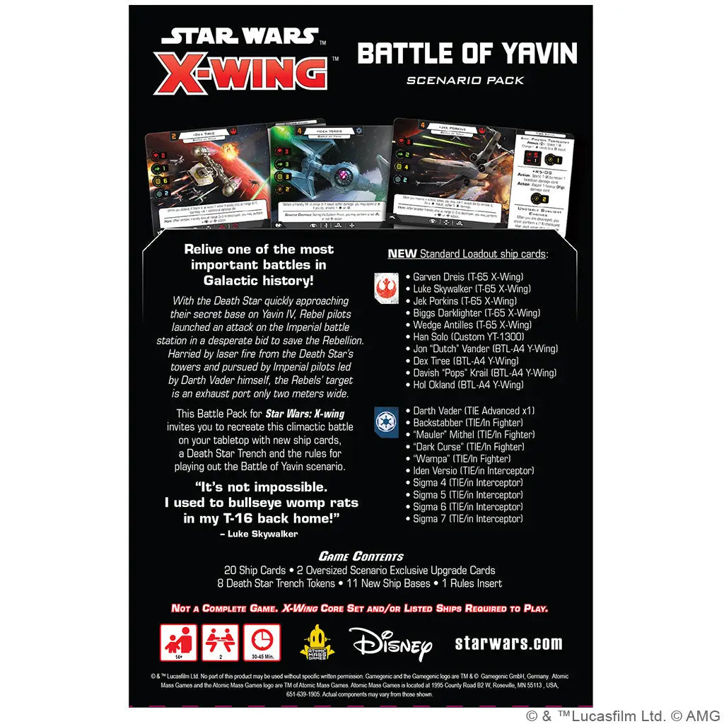 Star Wars X-Wing: Second Edition - Battle of Yavin (EN) - Fantasy Flight Games - Miniature Games