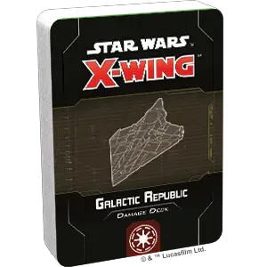 Star Wars X-Wing: Second Edition - Galactic Republic Damage Deck (EN) - Fantasy Flight Games - Miniature Games