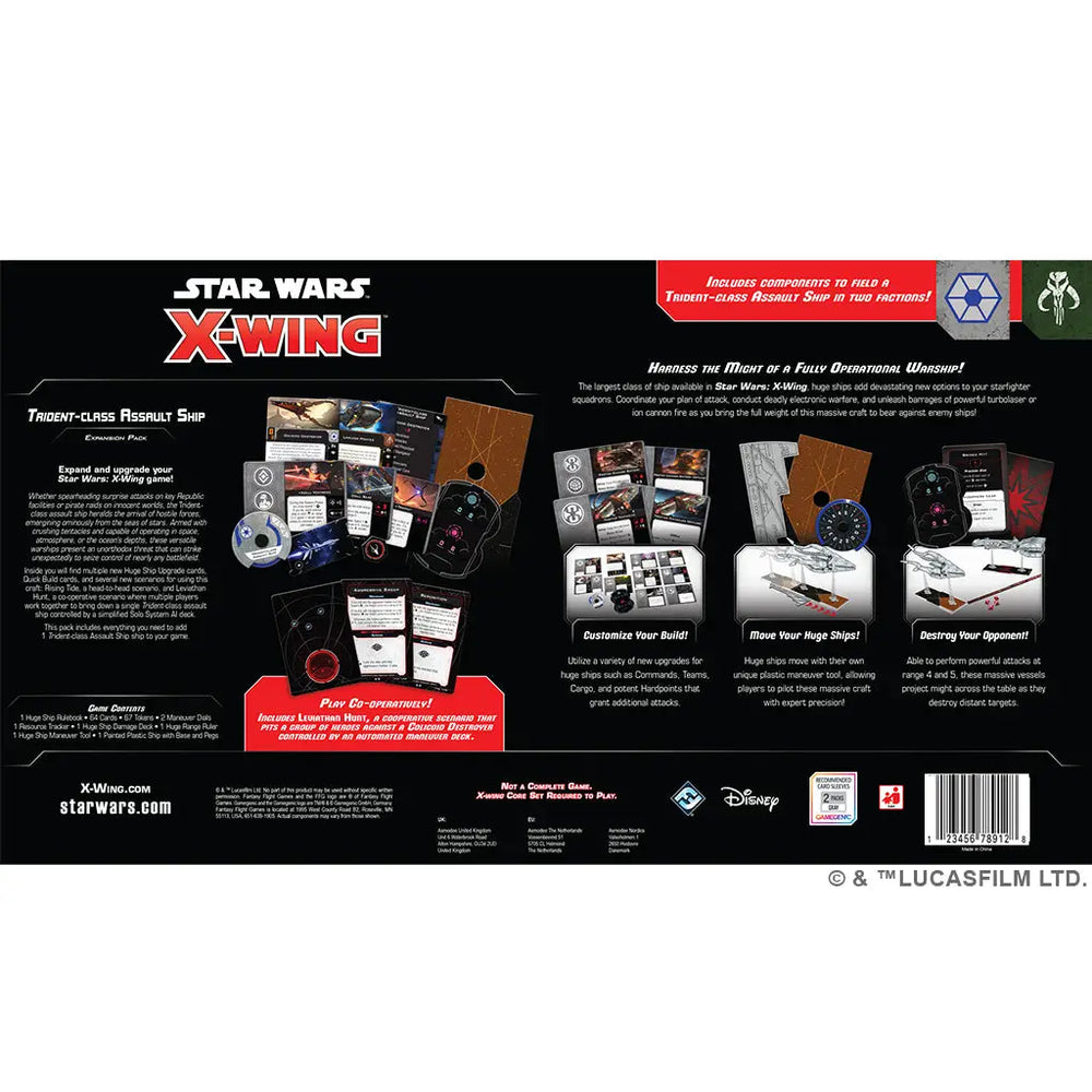 Star Wars X-Wing: Second Edition - Trident Class Assault Ship (EN) - Atomic Mass Games - Miniature Games