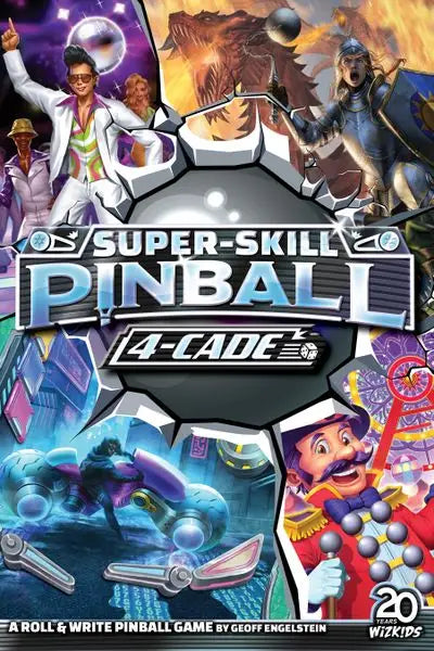 Super-Skill Pinball: 4-Cade (EN) - WizKids - Board Games