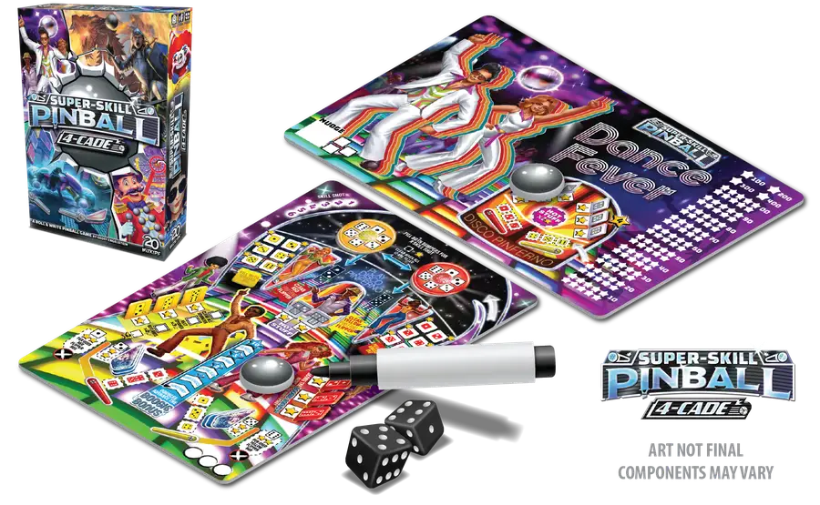 Super-Skill Pinball: 4-Cade (EN) - WizKids - Board Games