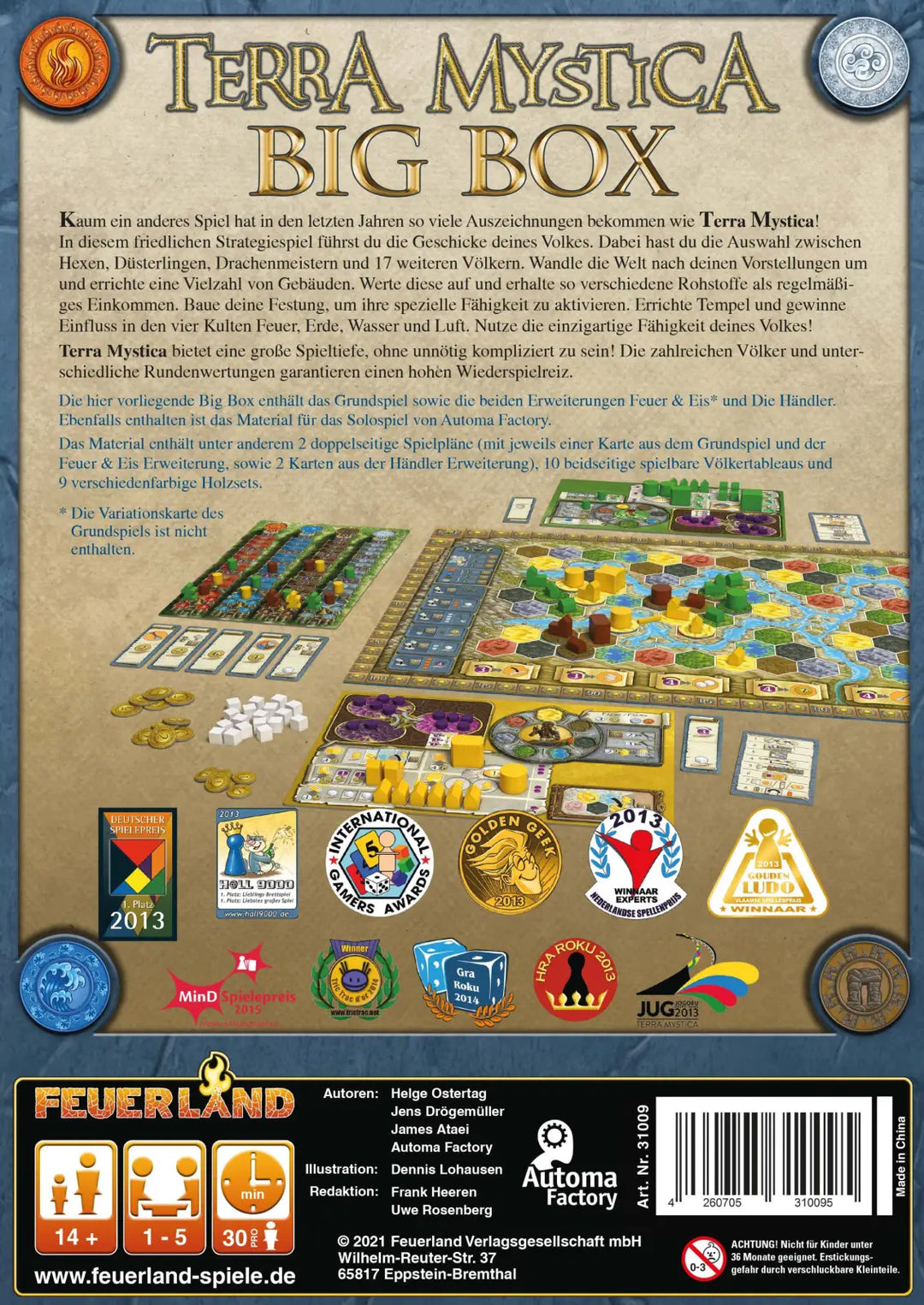 Terra Mystica: Big Box (EN) - Feuerland Spiele - Board Games