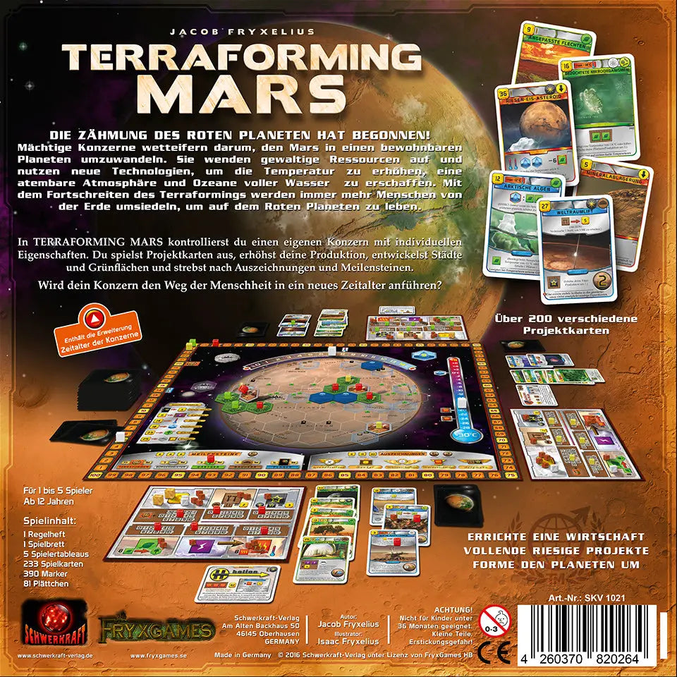 Terraforming Mars (DE) - Schwerkraft-Verlag - Board Games