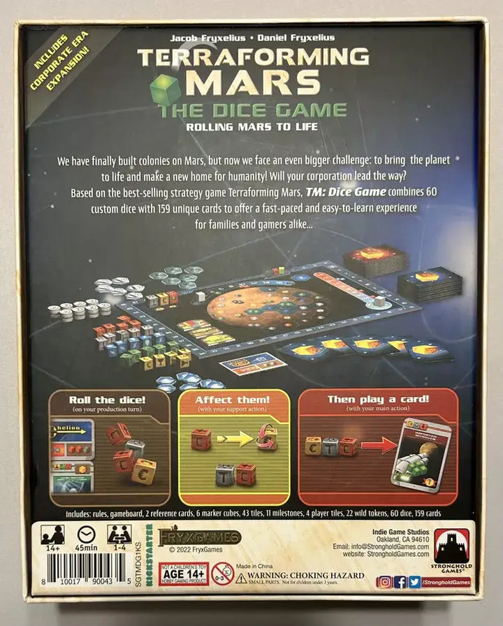 Terraforming Mars: The Dice Game (EN) - Stronghold Games - Board Games