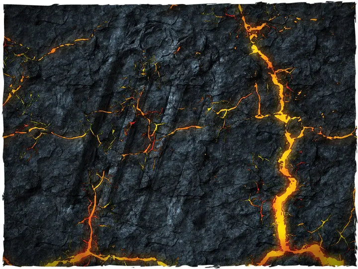 Terrain Mat: 4’ x 4’ (122 x 122 cm) Inferno Mousemat - Deep Cut Studio - Accessories