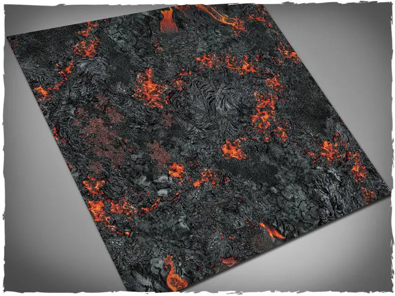 Terrain Mat: 4’ x 4’ (122 x 122 cm) Realm of Fire Mousemat - Deep Cut Studio - Accessories