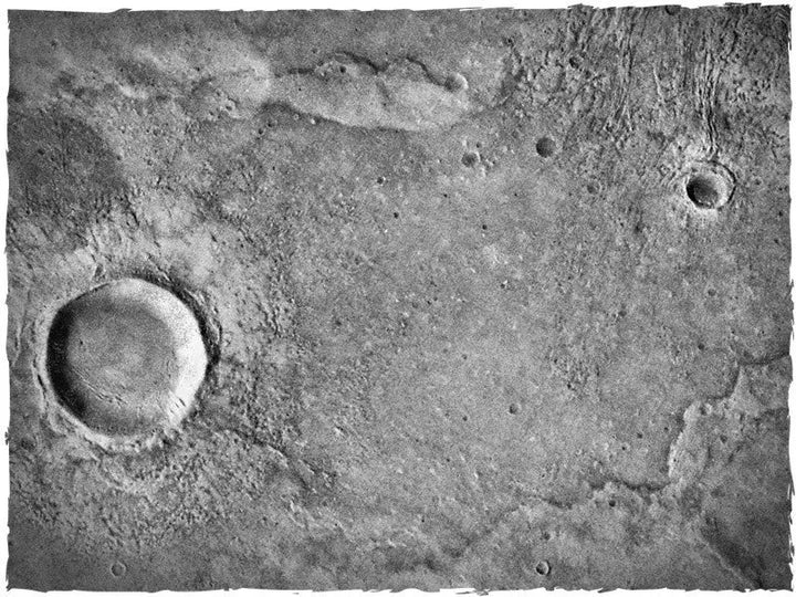 Terrain Mat: Asteroid Mouse Mat (91.5 x 91.5 cm) 3’ x 3’ - Deep Cut Studio - Accessories